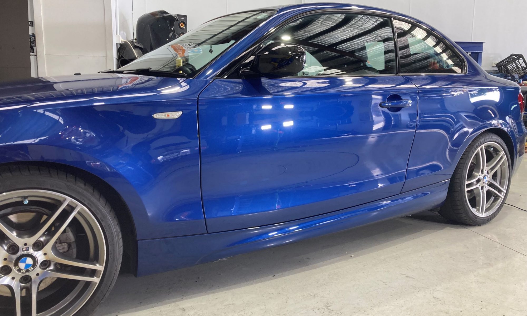Ceramic Coated Blue BMW Gold Coast