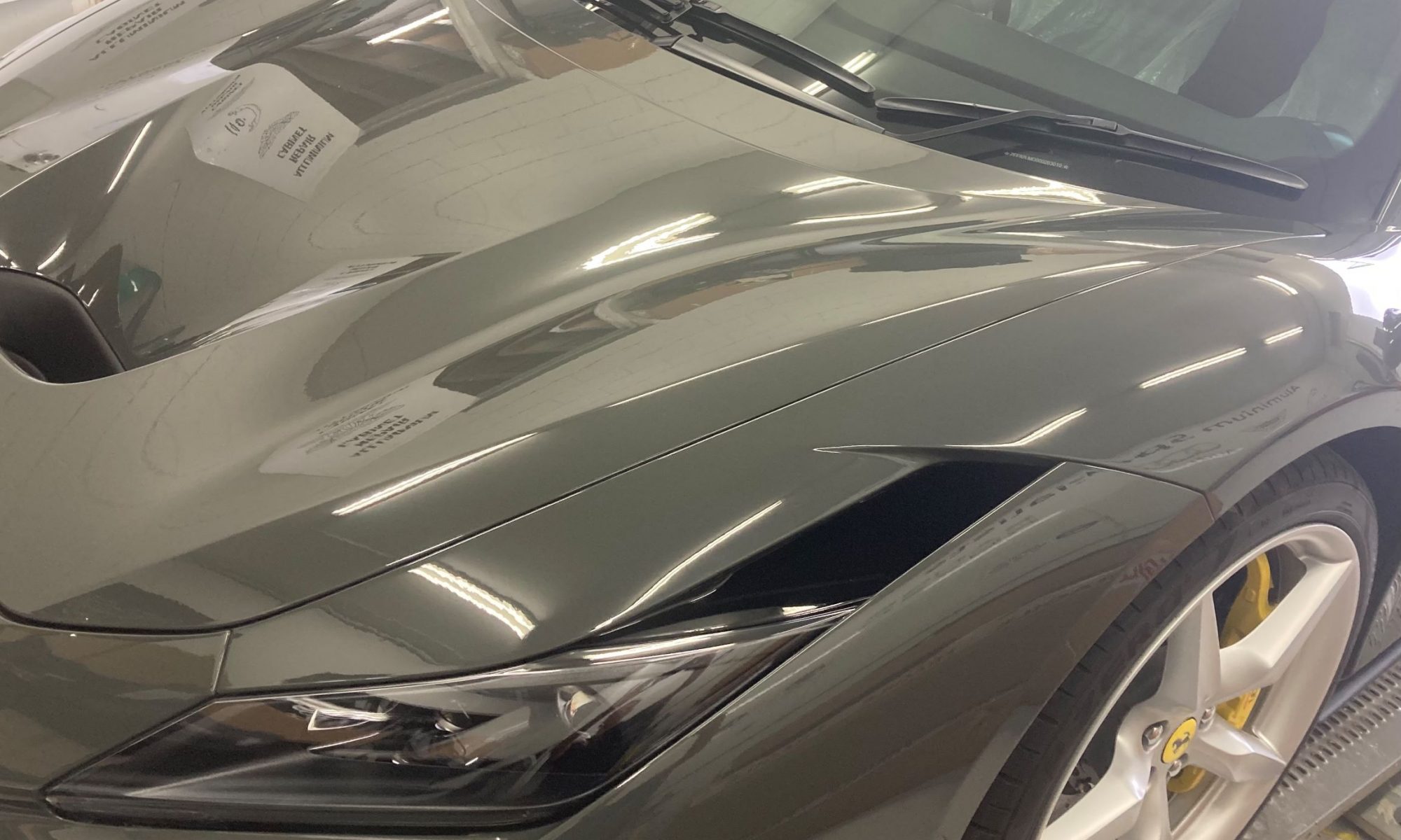 Grey Ferrari F8 Gold Coast "Ceramic Coating Services in Gold Coast"