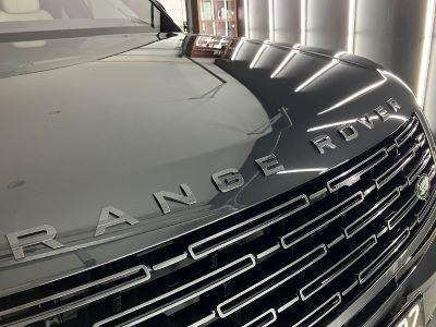 "Grey Range Rover with Fireball ceramic coating for long-lasting protection on the Gold Coast."