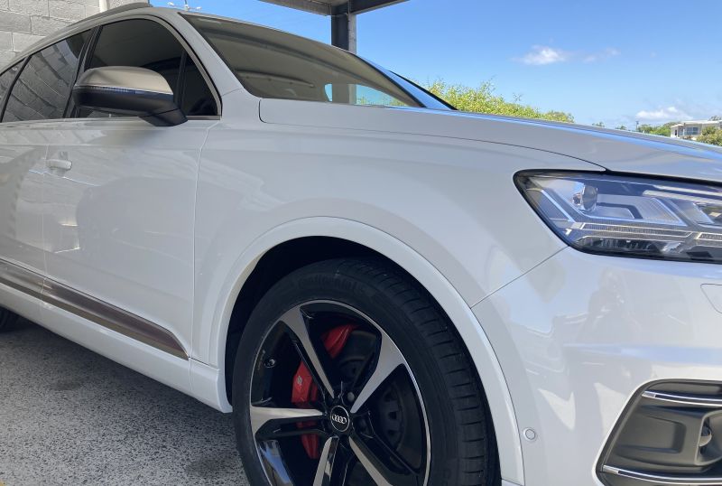 High-gloss polished car finish in Gold Coast